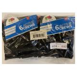 12 New Pairs Boys Crew Socks Size M Black