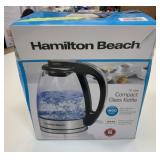 Hamilton Beach 1L Compact Glass Kettle *Used &