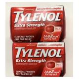 2x 24/Pk Tylenol Extra Strength EZtabs 500mg
