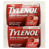 2x 24/Pk Tylenol Extra Strength EZtabs 500mg