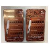 2 New Punch Sets Handle & Changeable Tubes