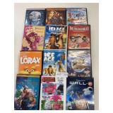 12 Kids Assorted DVD Movies