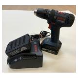 Bosch 18V Cordless Drill, 2 Batteries & Charger