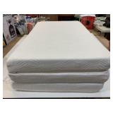 New Open Package Tri-Fold 3.5" Twin Mattress