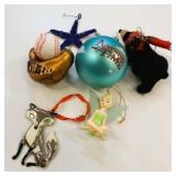 6 Assorted Tree Ornaments