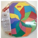New Fisher Price Wooden Mandala Puzzle