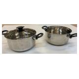 2 Starbasics 6Qt Stock Pots *Only 1 Lid