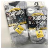 4 New Prs Kodiak Industrial Size 7-11 Work Socks