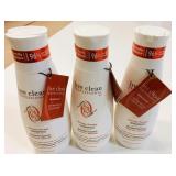 3x 350ml Live Clean Pro Damage Therapy Shampoos
