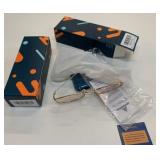 2 New Pairs Gold Rim Sunglasses