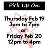 IMPORTANT! Pick up days/times: