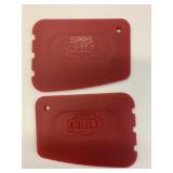 2 New Expert Grill Nylon Grill Scrapers