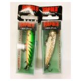 2 New Rapala Original F-7 Floating Lures