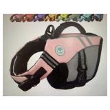 New Size S Sport Style Sakura Pink Dog Life Jacket