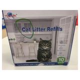 New 10 Pack Cat Litter Refills