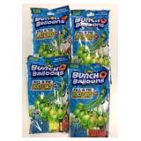 4 New Packs Zuru Bunch O Balloons