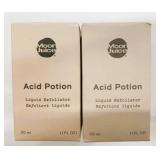 2x 30ml New Moon Juice Acid Potion Exfoliator