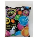 50 Pack Light Up Balloons