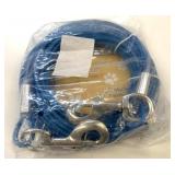 New 25ft Dog Lead Cable w/Hooks