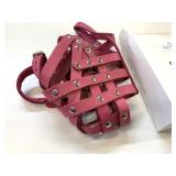 New CollarDirect Size L Leather Muzzle Pink