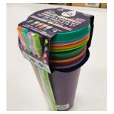 4x 709ml New TAL Colour-Changing Tumbler & Straw