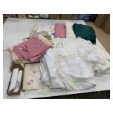 Large Linens Lot, Tablecloths, Placemats Plus
