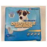 New 50 Pack All Absorb Dog Male Wraps