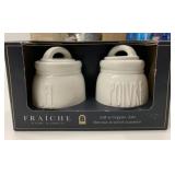 New Fraiche At Home Salt & Pepper Jars