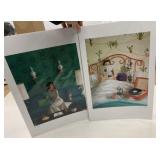 2 Jane Hills Studio Art Prints 13' x 19'