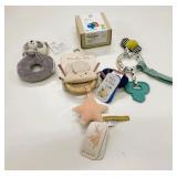 4 New Baby Ring Rattles & Teething Items