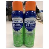 2x 425g Microban Sanitizing Sprays