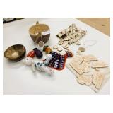 New Kids Wooden & Plus Toy Lot