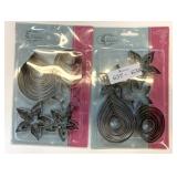 2 23 Piece Sets of Rosebud Petal Cutters