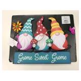 New Hometrends Garden Gnome Decor Metal 14' x 12'