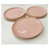 14 New 10' Peach Colour Mainstays Reusable Plates