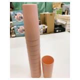 12 New 500ml Peach Colour BPA Free Tumblers