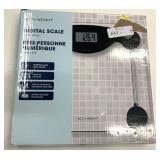 New Accuweight Digital Clear Glass Scale