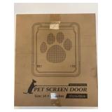 New 14x16" Pet Screen Door