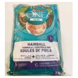 3Kg Bag Purina One +Plus Hairball Cat Food