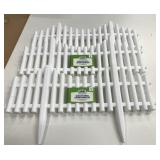 3 New 4 Pack Expert Gardener Decorative Fence 23"