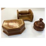 Wooden Foot Massager, Trinket & Jewelry Boxes