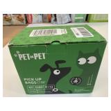 New Rolls Black Unscented Pet Poop Bags