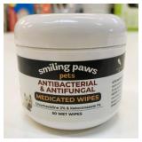 Smiling Paws Antibacterial & Antifungal Wipes