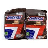 8x 52g Full Size Snickers Candy Bars