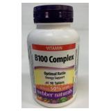 Webber Naturals Vitamin B100 Complex 90 Capsules