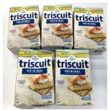 5x 200g Triscuit Original w/Sea Salt Crackers