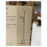 New Light Accents Floor Lamp w/Side Lamp Open Box