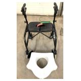 Used Walker & Drive Toilet Height Seat
