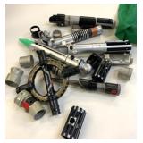 Assorted Light Saber Parts & Pieces