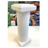 33" x 12" x 12" Wood Pillar Stand Needs Paint